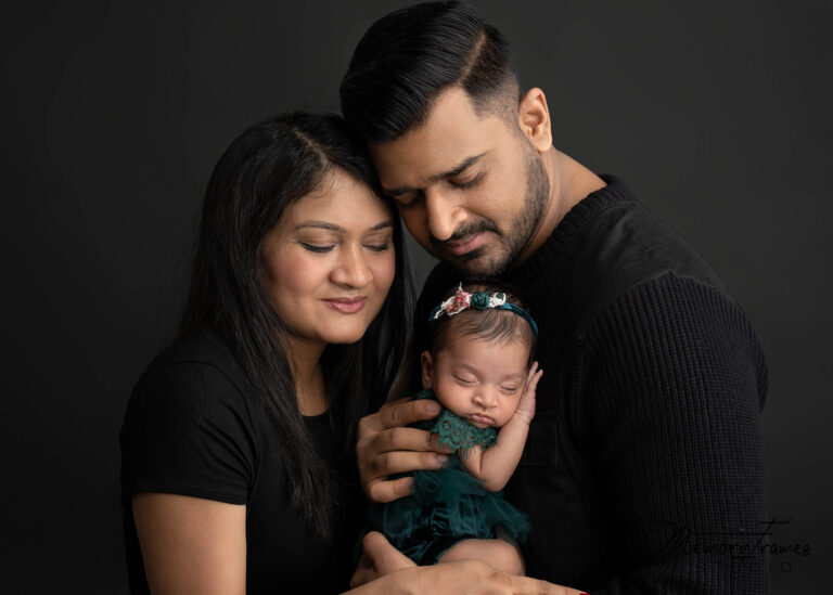 newborn photoshoot in kitchener newborn studio, kitchener rainbow baby photoshoot